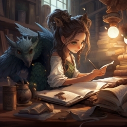 Image of the artist craftybookwyrm who created this design