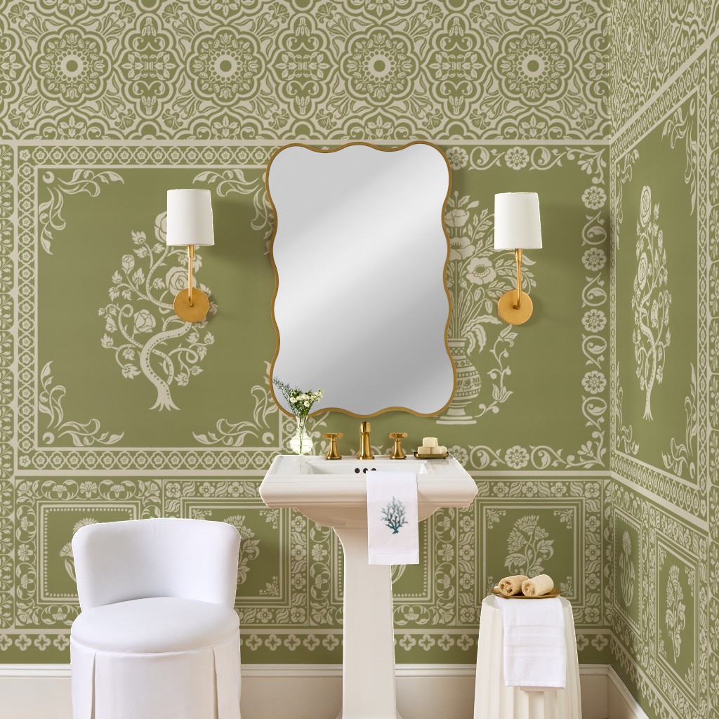 Amer Garden in Moss Green