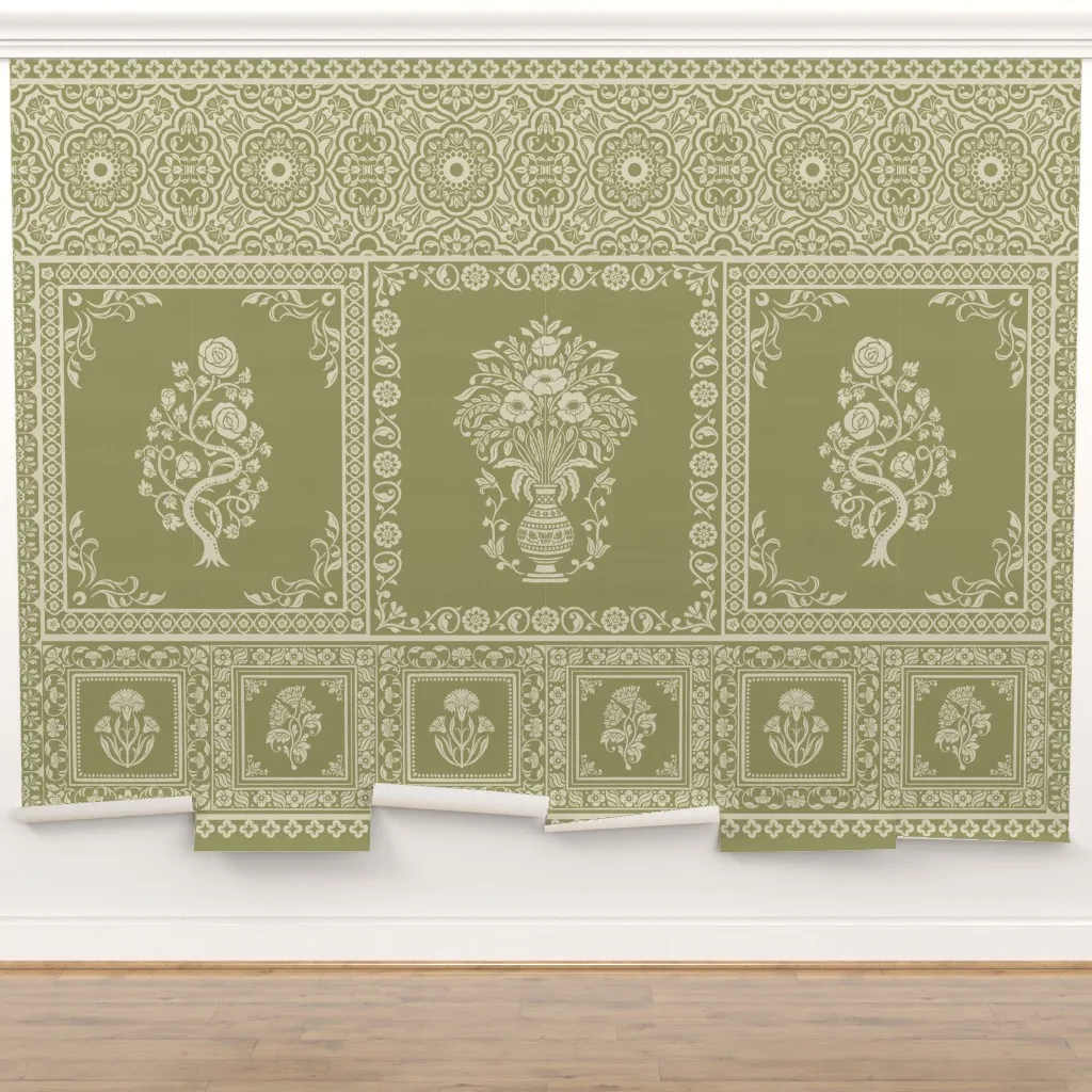 Amer Garden in Moss Green