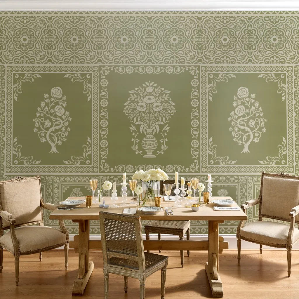 Amer Garden in Moss Green