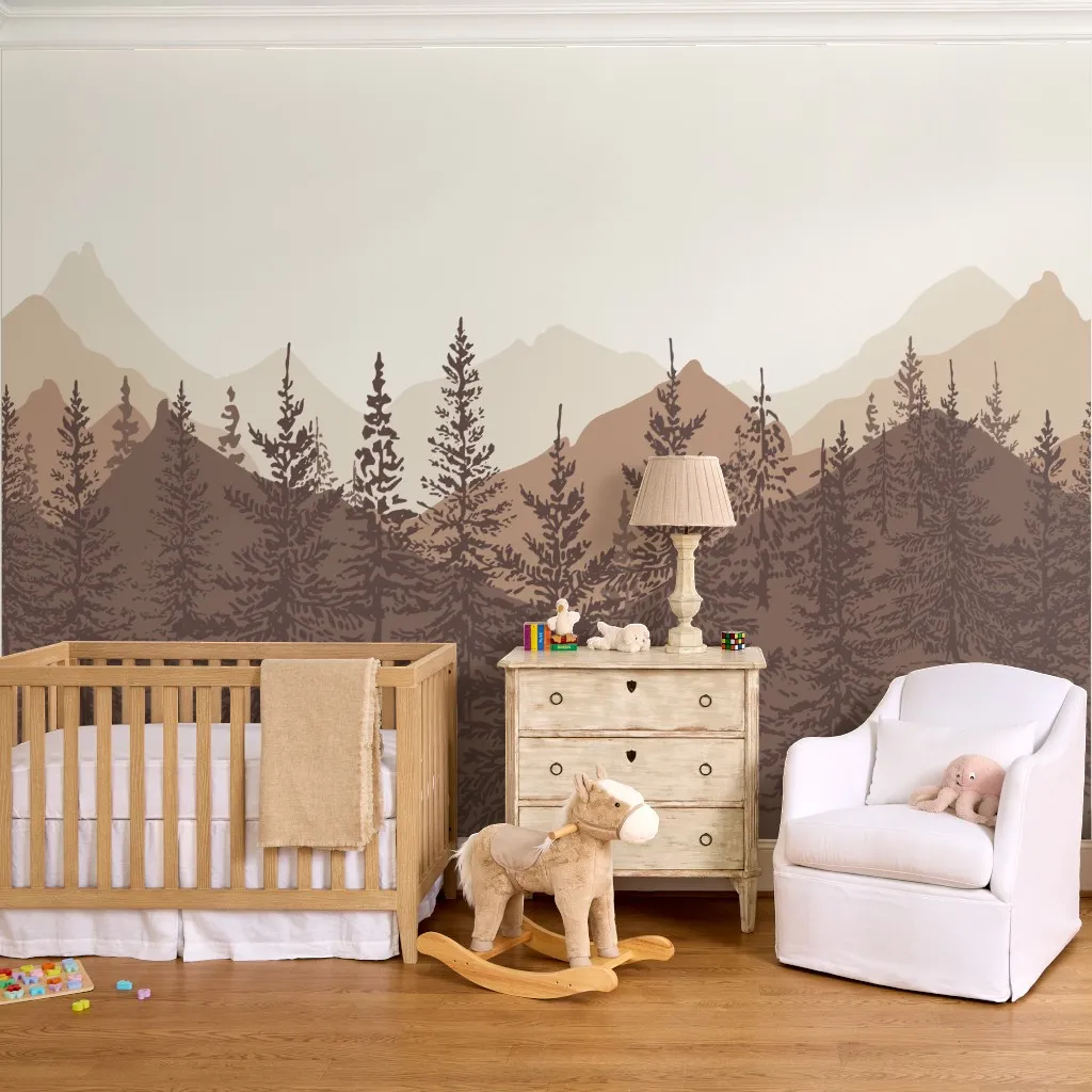 Forest Mountain Landscape Natural Browns