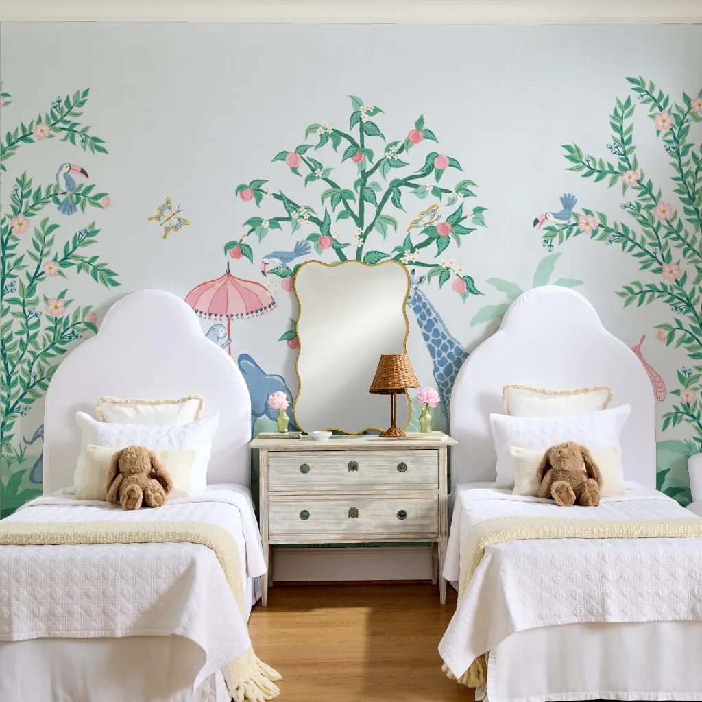 Whimsical Jungle Animals - Pink