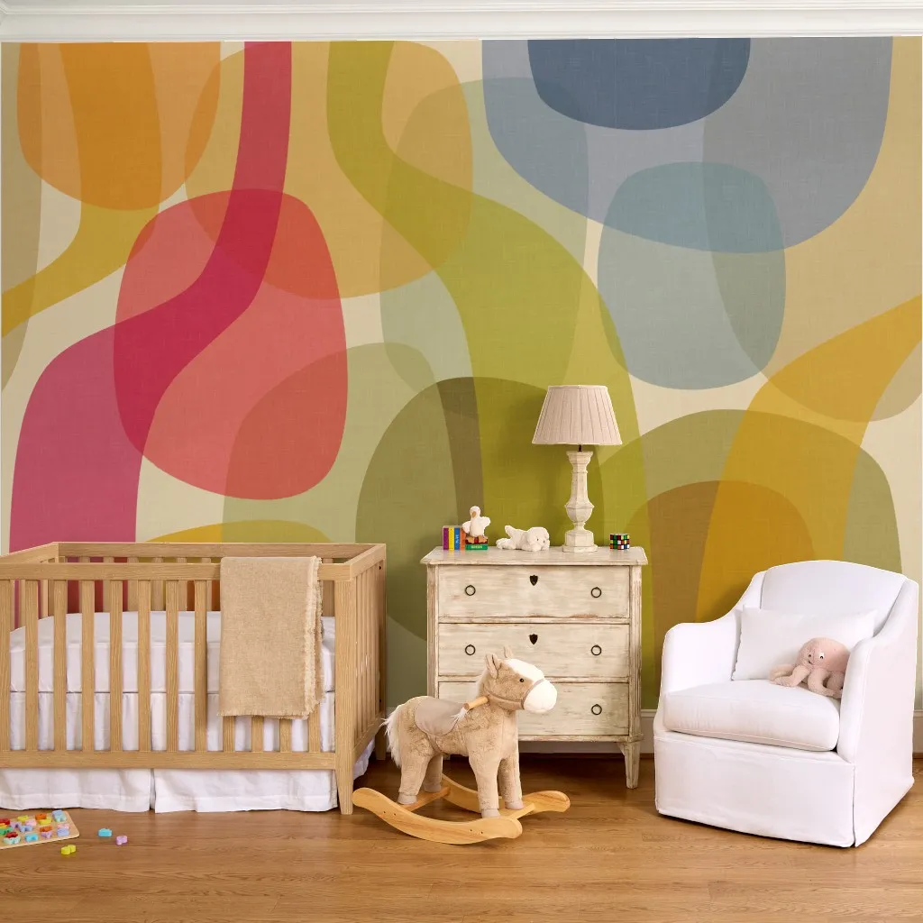 Modern Abstract Colorful Organic Shapes