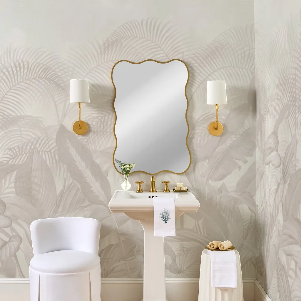Bahia-Vintage Jungle Leaves- ivory beige