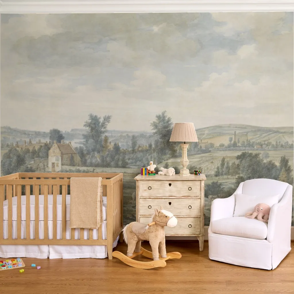 Storybook Pastoral Watercolor - Honey & Sage
